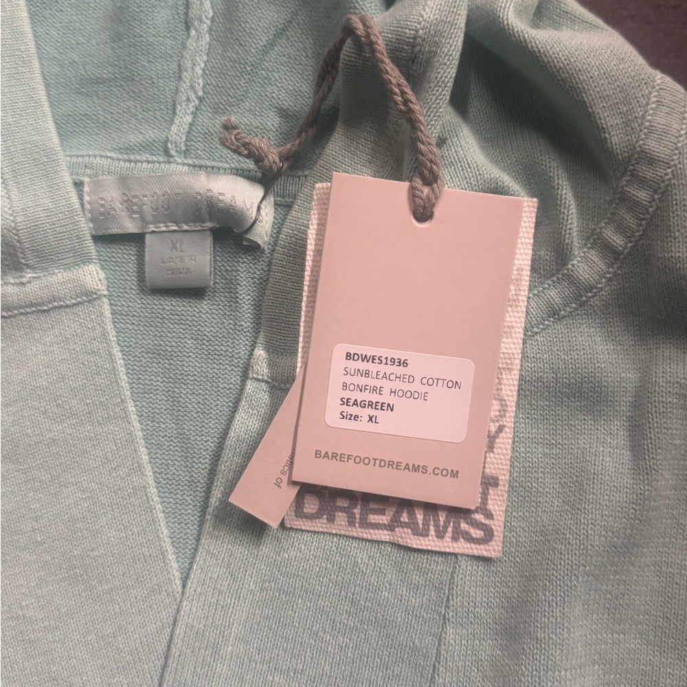 Barefoot Dreams Sunbleached Cotton Bonfire Hoodie - Picture 3 of 4